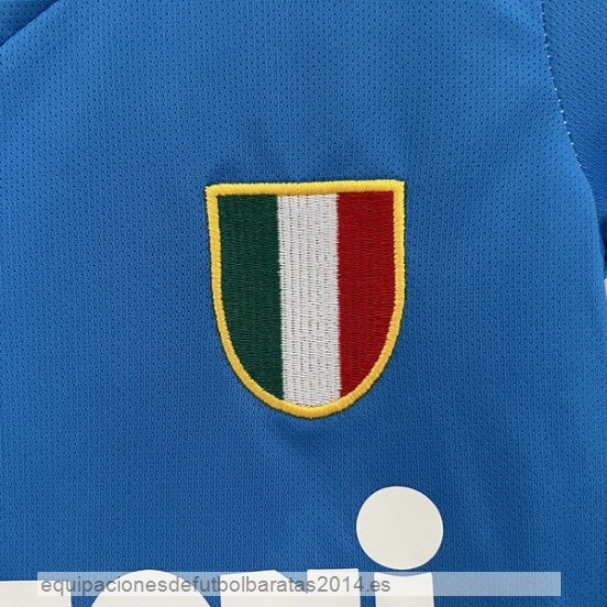 Nuevo 1ª Conjunto De Niños Napoli Retro 1987 1988 Azul Baratas